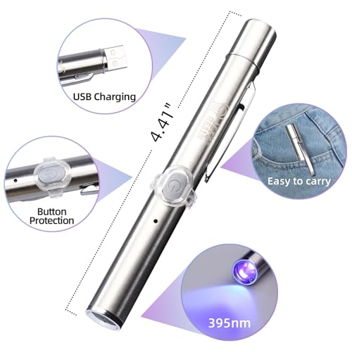 LET'S RESIN 30g UV Resin Kit with Light and 12-Color UV Resin with All-Inclusive Keychain Making Kit