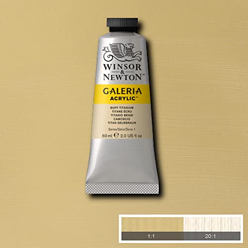 Winsor & Newton Galeria Acrylic Color, 60ml (2-oz) Tube, Buff Titanium - color: Buff Titanium, style: 2-oz Tube