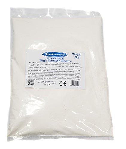 Mouldmaster Crystacal R High Strength Plaster, White, 2 kg - size: 2 kg