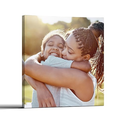 BuildASign Custom Canvas Prints with Your Photos – Personalized Picture To Canvas Wall Art, Perfect for Home Decor, Gifts & Keepsakes, Ready to Hang (12" L x 12" W x .75”D) - color: 0.75" Standard Wrap Depth, size: 12"L x 12"W