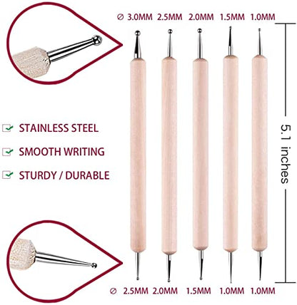 200 Sheets Carbon Paper Graphite Paper Black Carbon Transfer (8.5 x 11.5 inch) with 5 PCS Embossing Styluses Dotting Tools for Wood Paper Canvas Craft