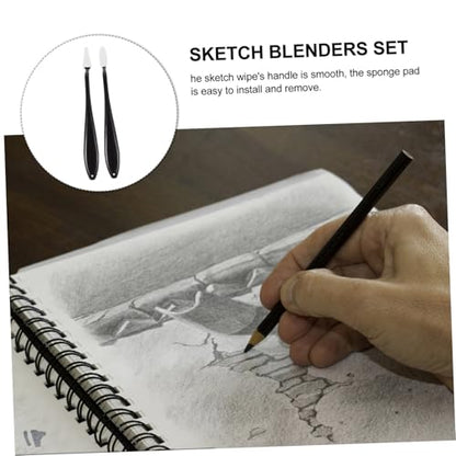 VILLFUL 4Pcs Blending Stumps Set for Artists Kneaded Eraser Sketch Drawing Tool High Detail Art Blender for Charcoal Graphite for Drawing on Smooth Paper