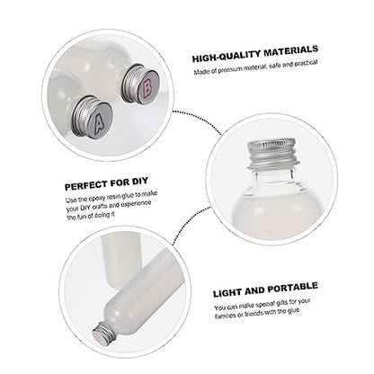 DOITOOL 600g Liquid Silicone Mold Making Kit Translucent Ab Glue for Unique Crafts Projects for Art Home Decor
