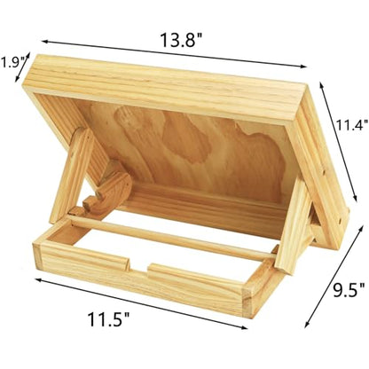 DEAYOU 2 Pack Tabletop Easel for Painting, Adjustable Angle Wooden Art Easel Stand, Portable Drawing and Sketching Board for Canvas, Book, Artwork, Drafting, Student, Artist, Beginner, 13.8"x11.4"
