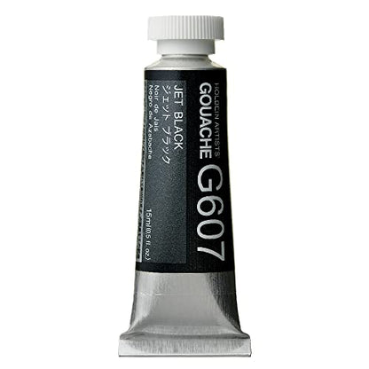 Holbein Artists Gouache Jet Black 15ml (A)