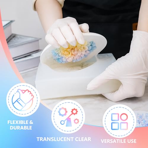 0A Silicone Mold Making Kit 66oz, Platinum Cure 4H Cure | Translucent Non-Toxic Liquid Mold Silicone Rubber, Super Elastic for 3D, resin, and silicone molds 1:1 Mixing Ratio - size: 66 OZ