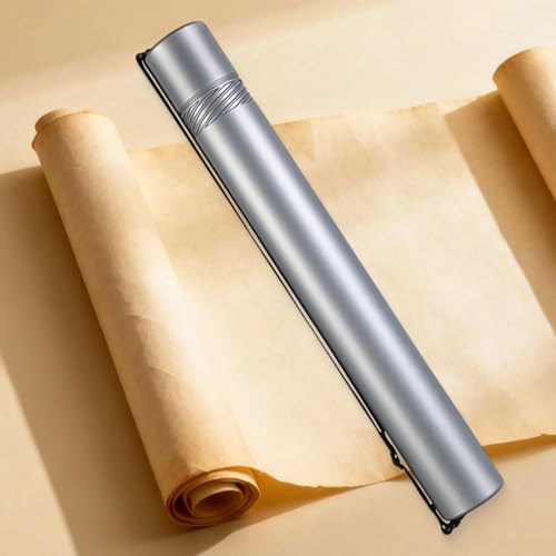 Fancyes Poster Storage Tube Round Storage Case 20"-37" Extendable with Adjustable Strap for Paper Rolls Drawings Documents, Gray - color: Gray