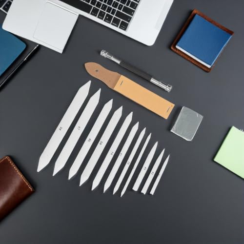 SEWACC Paper Blending Stumps and Tortillions Set with Sandpaper Pencil Sharpener Eraser 33pcs and Pencil Extension Tool Comfortable Design for Studio Work and Outdoor Sketching