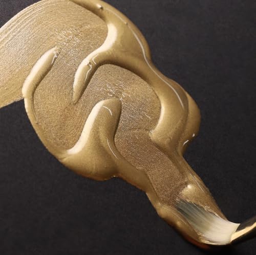 GOLDEN High Flow Acrylics, Iridescent Bronze (Fine), 4 fl. oz. Bottle, Professional Acrylic Paint, Semi-Opaque