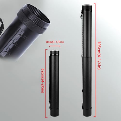 Poster Tube Documents Storage Tube, Extendable 24"/62cm to 41"/105cm Poster Tubes for Storage Poster Holder Tube Blueprint Tube Poster Documents Storage Tube