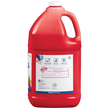 Prang Ready-to-Use Tempera Paint, Red, 1 Gal., 1 Count - color: Red