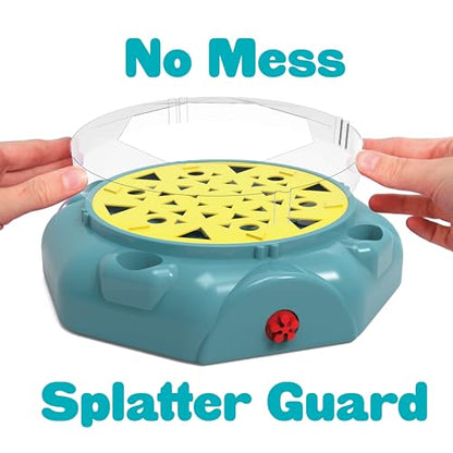 Creative Kids Super Spin 'n Splatter Art Machine Artas and Crafts for Boys and Girls Ages - Painting Spinner Toys for Kids - Gift Ideas 6 7 8 9 Ages