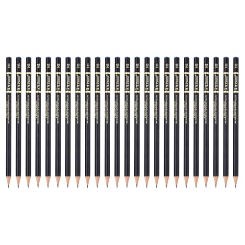 PATIKIL 24Pcs Drawing Pencils for Sketching, HB Refill Sketch Pencils for Drawing, Graphite Art Pencil Set Professional Resistant Lead for Painting Shading Artist Office Supplies - size: HB