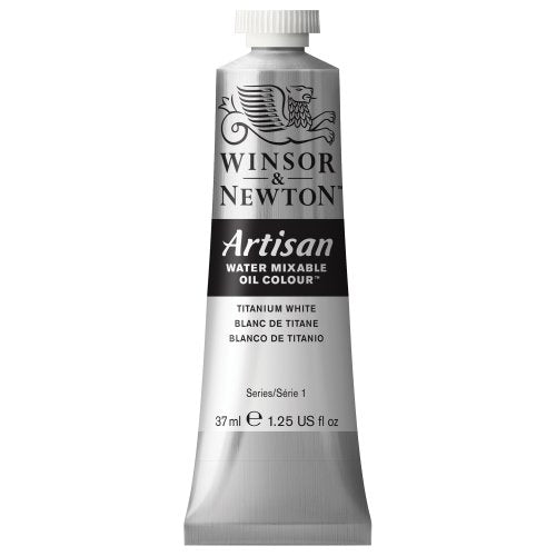 Winsor & Newton Artisan Water Mixable Oil Colour, 1.25-oz (37ml), Titanium White - color: Titanium White, style: 1.25-oz
