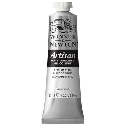 Winsor & Newton Artisan Water Mixable Oil Colour, 1.25-oz (37ml), Titanium White - color: Titanium White, style: 1.25-oz