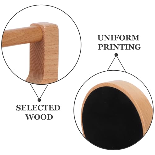 Block Printing Baren: Wooden Hand Press Tool - Craft Burnisher for Linocut Screen Printing - Hand Press Tool for Scrapbooking Art Classroom Supplies