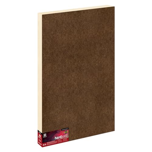 Ampersand Art Supply Hardboard Wood Painting Panel: Museum Series Hardbord, 36" x 48", 2 Inch Cradled Profile - color: 2 Inch Cradled Profile, size: 36" x 48"