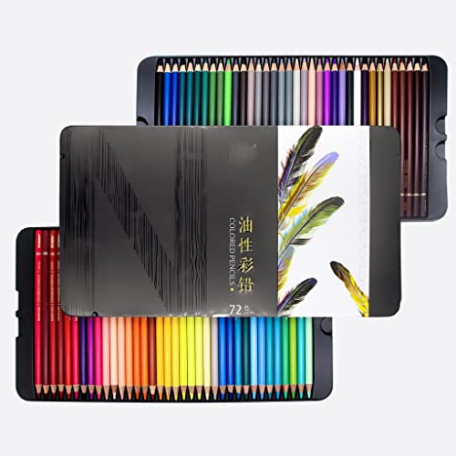 Colored pencil Professional Oil 3.7mm Refill Tin box Graffiti Drawing pencils For Painting School Supplies(48Colors)
