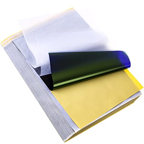 100 Sheets Tattoo Transfer Paper, Tattoo Stencil Kit 8 1/4" x 11 3/4"