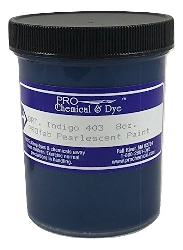 Pearlescent Textile Paint 8 oz. (Indigo) - color: Indigo