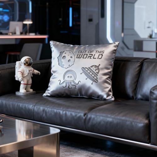 TIAMECH A4 Reusable Alien UFO Meteorite Stencil for Painting | Out of World Layering Template, DIY Wall Art, Wood Furniture, Scrapbook & Crafts (8.3x11.7inch) - style: Alien UFO Meteorite