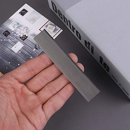 Clay Cutter Blade- 2 Pcs Set Flexible Stainless Steel Polymer Clay Cutters Blade Ceramic Shaping Modelling Sculpting Cutting Slicing Tools for DIY Pottery Craft (2PCS)
