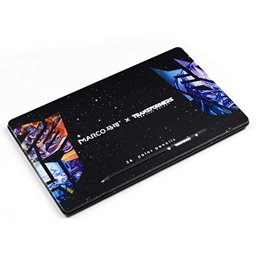 oil color pencil 36 colors, cool black wood color pencil