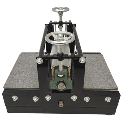 Maisutseb Tabletop Slab Roller for Printmaking 19.7 * 12.6in Manual Printmaking Machine | Uniform Pressure, 1.57in Adjustable Height, Durable Construction, Easy Operation