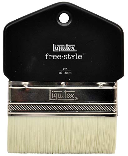 Liquitex - 1301004 Professional Freestyle Large Scale Brush, Paddle 4-inch, White - size: 4", style: Free Style Large Scale Paddle