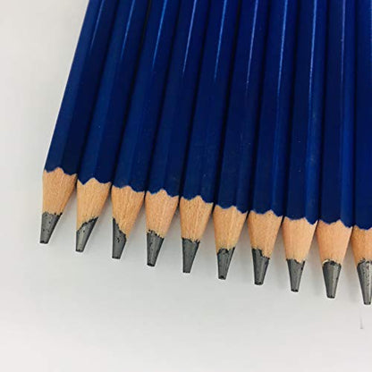 XDT#8B Drawing Pencils 24 Piece Set, Pro Art Graphite Sketching&Shading Supplies, Ideal For Kid Beginner Student Adults Artist - color: 8B 25 Pc Set