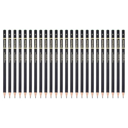 PATIKIL 24Pcs Drawing Pencils for Sketching, H Refill Sketch Pencils for Drawing, Graphite Art Pencil Set Professional Resistant Lead for Painting Shading Artist Office Supplies - size: H