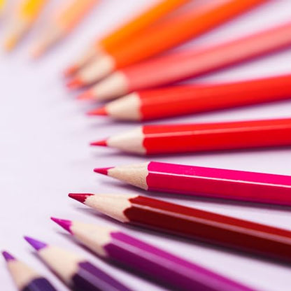 Coloured Pencils Oil Base Professional Grade Vibrant Colour Lead Pre-Sharpened With Sharpener color pencil colored pens