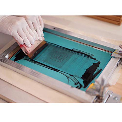 High-Precision Silk Screen Printing Frame Kit for T-Shirts DIY,with Plastic Scraper Squeegee and Hinge Clamp - Perfect for Woven Fabric and Crafts Accessories, Ideal for Small