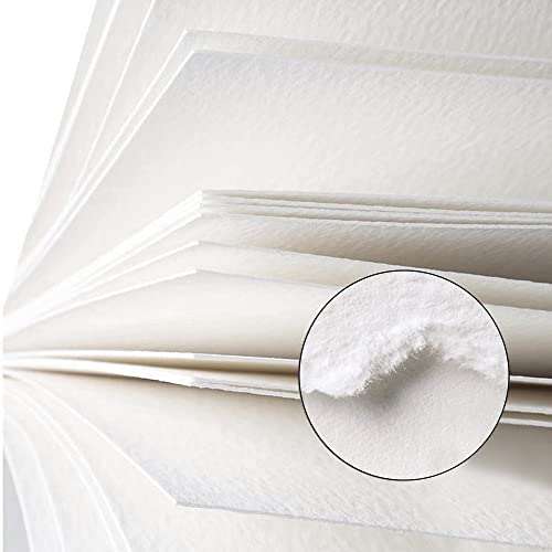 Watercolor Paper Sketchbook,3.9x3.9 Inch Mini Mixed Media Notebook,20 Sheets 140lb/300gsmTearable Artist Paper,Small Travel Drawing Journal for Adults,Painting,Watercolors,Art Supplies,White - color: 1-3.9x3.9 inch-300gsm-white