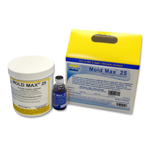 Smooth-On Mold Max 25 - Condensation Cure Silicone Rubber Compound - Pint Unit - size: Pint Unit