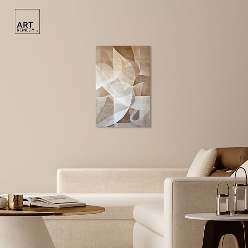 Art Remedy Scattered Thoughts Gallery Wrapped Abstract Shapes 1 Piece Canvas Wall Art, 24" x 36", Gallery Wrapped - color: Gallery Wrapped, size: 36"L x 24"W