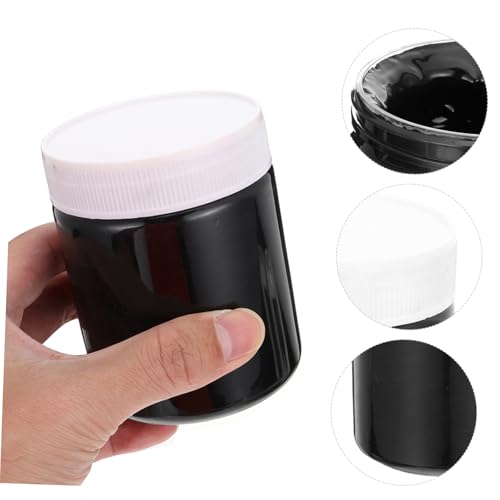 TOYANDONA Water-Based Block Printing Ink 300ml Bottle Black, Rubbing Paint Pigment for Art, Hand-Painted Graffiti Pigment for Printmaking and Craft Supplies