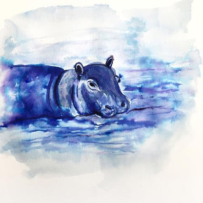 Monteverde Jungle Fountain Pen Ink, 30ml, Hippo (Purple) | Animal-inspired fountain pen ink with bold color, smooth flow, and creative writing personality. - color: Hippo (Purple)