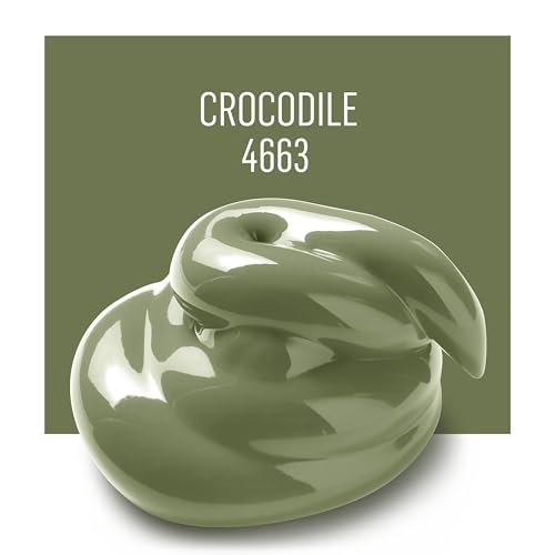 FolkArt Acrylic Paint, 2 oz, Crocodile - color: Crocodile, size: 2 Fl Oz (Pack of 1)