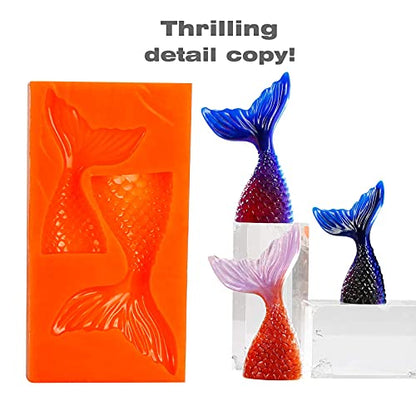 BBDINO Silicone Mold Making Kit 15A Liquid Platinum Silicone Orange Trial | 1A:1B Mixing Self Degassing 3 Hrs Fast Cure Silicone Flexible & Durable Ideal for Resin/Soap/Candle/Silicone Molds Making - color: 35 Oz Persimmom Orange
