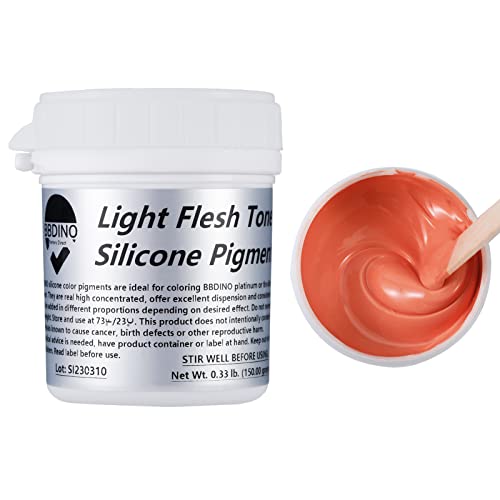 Bundle Set of 0030 Super Soft Silicone with Silicone Pigment Light Flesh Skin Tone Color