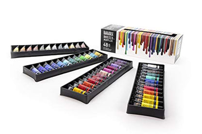 Liquitex BASICS Acrylic Paint Set, 48 x 22ml (0.74-oz) Tube Set - style: 48 x 22ml (0.74-oz)