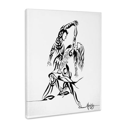 3dRose Museum Grade Canvas Wrap, Multicolor - size: 20"L x 16"W