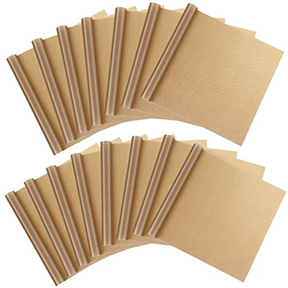 Teflon Sheet for Heat Press, 15 Pack Selizo Heat Transfer Cover Paper Heat Resistant Transfer Protector Sheets for Cricut Iron HTV Vinyl, Sublimation, Baking and Craft - color: 15 Pack