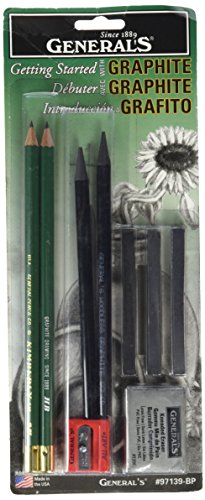 General Pencil 97139-BP Graphite Drawing Essentials Tool Kit