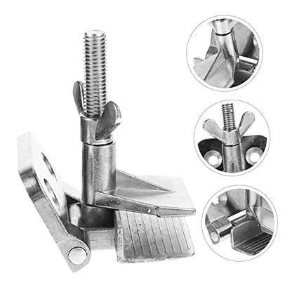 Gogogmee Silk Screen Printing Butterflies Hinge Clamp for Screen Printing Press Squeegee - color: Silver