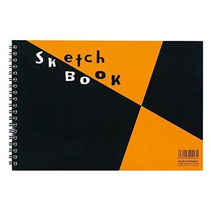 Maruman ZUAN Sketchbook, B5, 7.17" x 10.12", Classic Drawing Paper Sketchbook Pad, 24 Pages of Acid-Free Textured Paper for Sketching, Durable Twin-Wire Binding, Made in Japan - size: B5, style: SKETCHBOOK