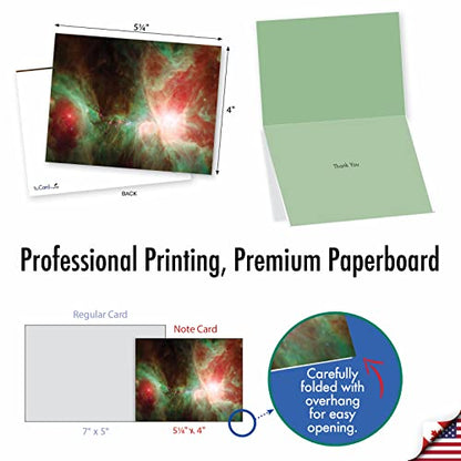 The Best Card Company - Box of 10 All Occasion Cards Blank (4 x 5.12 Inch) - Scenic Landscape Cards Assorted - Galacticards M3977 - style: Galacticards