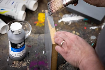 Liquitex Professional Gesso Surface Prep Medium, 118ml (4-oz), Clear - color: Clear, size: 4 Fl Oz (Pack of 1), style: 4-oz