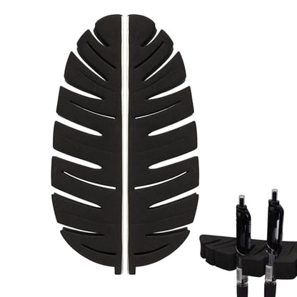 Paint Brush Holder Drying Rack, 2Pcs Multifunctional Pen Rack, Black